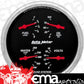 AutoMeter AU1410 Quad Gauge Analog Designer Black Fuel Level Volts Oil Pressure Water Temperature 5 In.