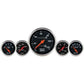 AutoMeter AU1411 Designer Black 5-Piece Gauge Set with 5" Speedometer