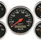 AutoMeter AU1421-M Elec Designer Black 5 Gauge Kit - 190 KPH Metric