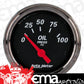 AutoMeter AU1427 Designer Black 2-1/16" Elec Oil Pressure Gauge 0-100 PSI