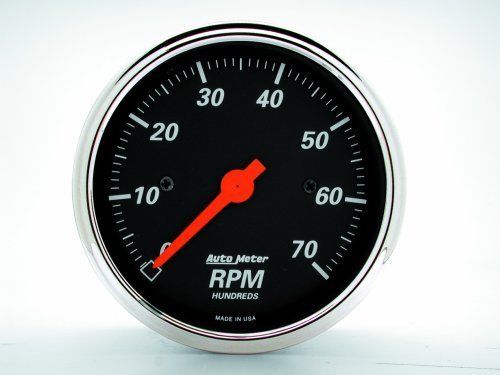 AutoMeter AU1478 Designer Black 3-1/8" Electronic In-Dash Tachometer 0-7000RPM