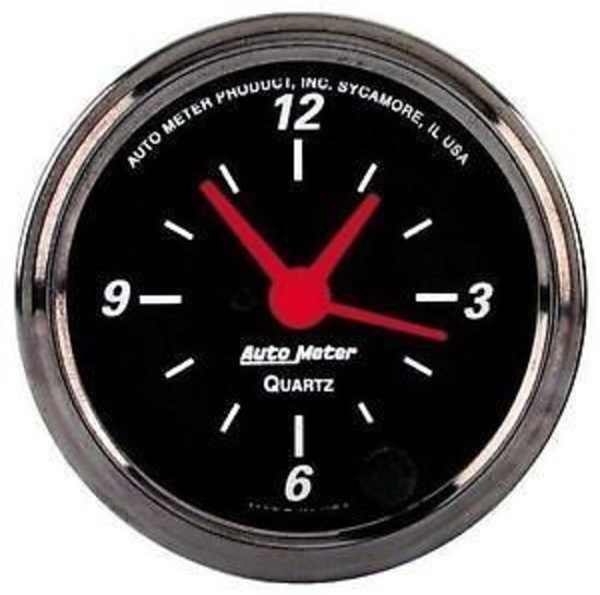 AutoMeter AU1485 Clock In Dash 2.1/16" Quartz Movement with Second Hand