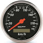 AutoMeter AU1487M 3-1/8' Speedo 190 Kmh Elec Db Chrome Bezel