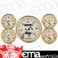 AutoMeter 1501 5 PC. GAUGE KIT, 3-1/8" & 2-1/16", MECH. SPEEDOMETER, GOLDEN OLDIES
