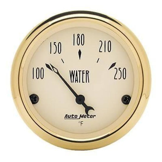 AutoMeter AU1538 Golden Oldies 2-1/16" Elecal Water Temp Gauge 100-250¶øF