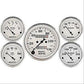 AutoMeter AU1601 Old Tyme White Gauge Kit Mech Speedo Fuel Water Temp Oil Volts