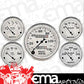 AutoMeter AU1601 Old Tyme White Gauge Kit Mech Speedo Fuel Water Temp Oil Volts