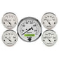 AutoMeter 1602-M 5 PC. GAUGE KIT, 3-1/8" & 2-1/16", ELEC. KM/H SPEEDOMETER, OLD TYME WHITE