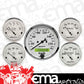 AutoMeter AU1602-M Old Tyme White Gauges Metric Speedo Fuel Water Temp Oil Volts