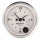 AutoMeter AU1686 Old Tyme White 2-1/16" Elec Clock Quartz Movement