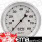 AutoMeter AU1690 Old Tyme White 3-3/8" Elec In-Dash Tachometer 0-8000 RPM