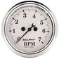 AutoMeter AU1694 Old Tyme White 2-1/6" Elec In-Dash Tacho 0-7000 RPM