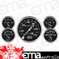 AutoMeter 1708 5 PC. GAUGE KIT, 3-1/8" & 2-1/16", MECH. SPEEDOMETER, OLD TYME BLACK