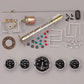 AutoMeter AU1709 Old Tyme Black 5 Gauge Kit Speedo Fuel Water Temp Oil Volts