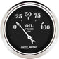 AutoMeter AU1727 Old Tyme Black 2-1/16" Elec Oil Pressure Gauge 0-100 PSI