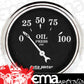 AutoMeter AU1727 Old Tyme Black 2-1/16" Elec Oil Pressure Gauge 0-100 PSI