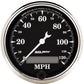 AutoMeter AU1787 Old Tyme Black 3-1/8" Elec In-Dash Speedometer 0-120 MPH