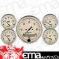 AutoMeter AU1809 Antique Beige Gauge Kit Elec Speedo Fuel Water Temp Oil Volts