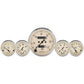 AutoMeter AU1811 Antique Beige Traditional Gauge Kit
