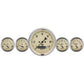 AutoMeter 1840 5 PC. GAUGE KIT, 3-3/8" & 2-1/16", ELEC. SPEEDOMETER, ANTIQUE BEIGE