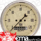 AutoMeter AU1879 Antique Beige Speedometer 0-120 MPH 3-3/8" Diameter Tripometer Analog Elecal