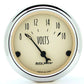 AutoMeter AU1891 Antique Beige 2-1/16 Voltmeter 8-18 Volts Elec