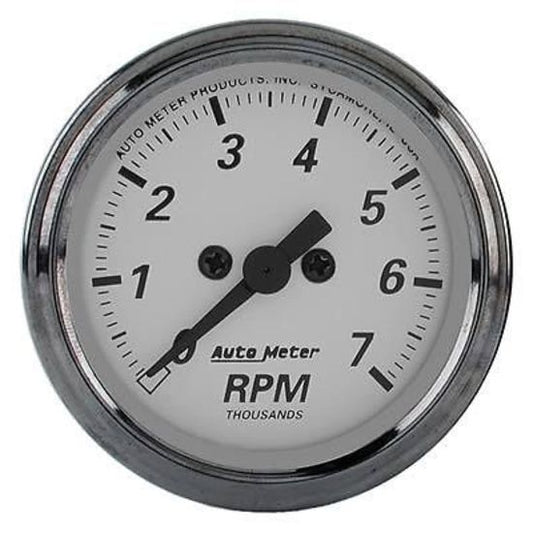 AutoMeter AU1994 American Platinum 2-1/6" Elec In-Dash Tacho 0-7000 RPM