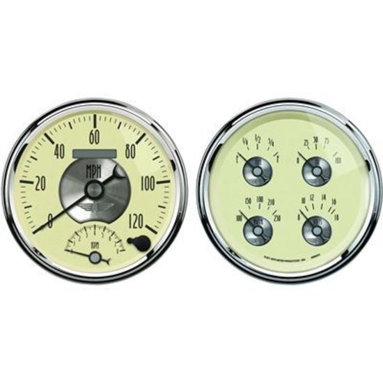 AutoMeter AU2004 Prestige Gauge 5" Quad Kit
