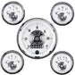 AutoMeter AU2006 Prestige 5 Gauge Kit 3-3/8" Speedo - 2-1/16" Temp/Oil/Volt/Fuel