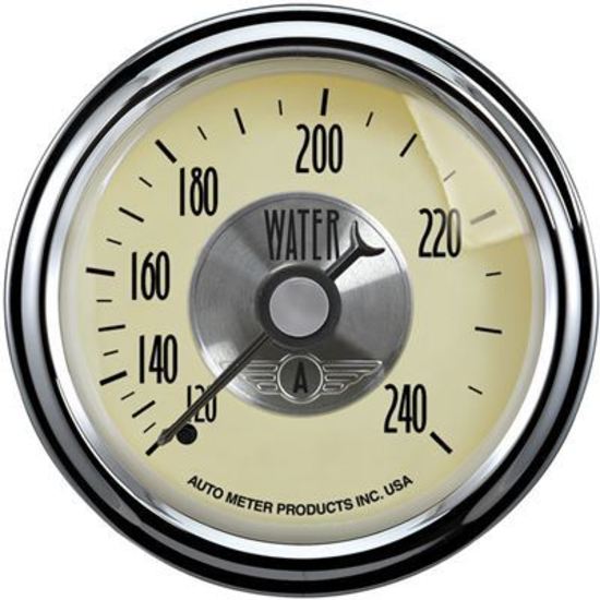 AutoMeter AU2032 Prestige Water Temperature 120-240¶ø F 2-1/16" Diameter Ivory Face Analog
