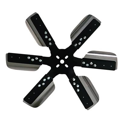 Derale DP17018 Heavy-Duty Flex Fan 18" Stainless Steel