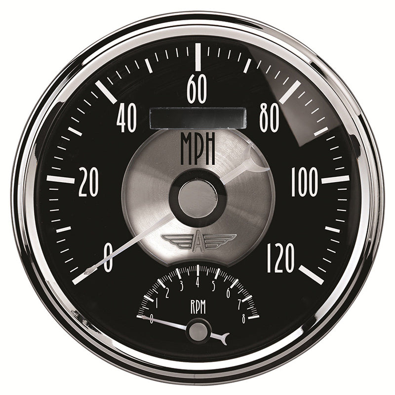AutoMeter AU2091 Prestige Black Diamond Speedo & Tacho Combo 5" 0-120MPH