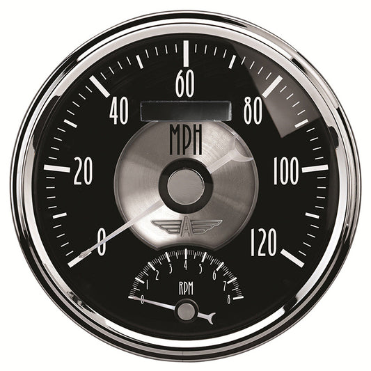 AutoMeter AU2091 Prestige Black Diamond Speedo & Tacho Combo 5" 0-120MPH