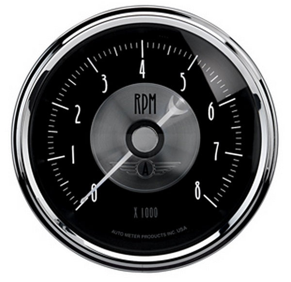 AutoMeter AU2096 Prestige - Black Diamond Tachometer 3-3/8" 0-8 000 RPM Elecal In-Dash