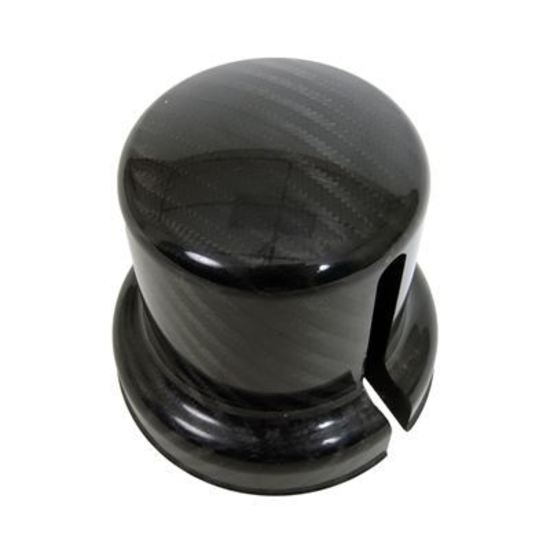 AutoMeter 2155 GAUGE COVER, FOR 5" PEDESTAL TACHOMETER, CARBON FIBER CUP