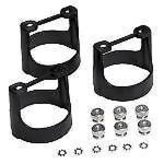 AutoMeter 2230 GAUGE BRACKET KIT, 2-1/16", BLACK COMPOSITE, QTY 3