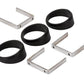 AutoMeter AU2234 Angled 2-1/16" Gauge Rings Set Of 3 Black Plastic Au 2234