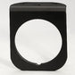 AutoMeter 2236 GAUGE MOUNTING PANEL, SINGLE, 2-1/16", BLACK, ALUMINUM