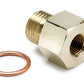 AutoMeter AU2267 Oil Pressure Metric Adapter Female 1/8" Npt To M14X1.5 Male