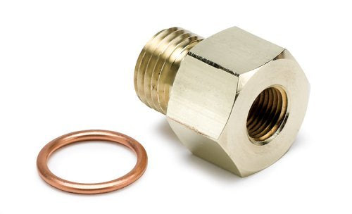 AutoMeter AU2267 Oil Pressure Metric Adapter Female 1/8" Npt To M14X1.5 Male