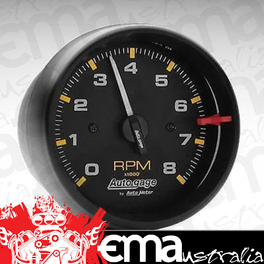 AutoMeter 2300 3-3/4" PEDESTAL TACHOMETER, 0-8,000 RPM, AUTO GAGE