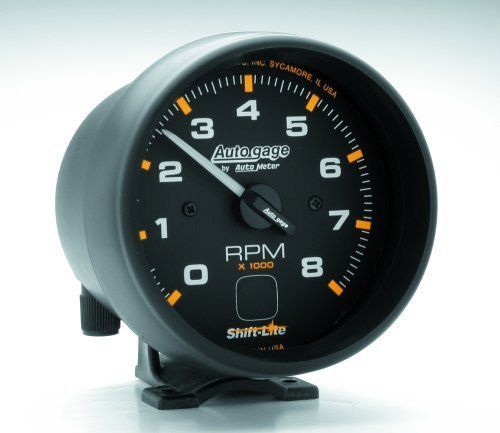 AutoMeter AU2302 Auto Gage 3-3/4" Shift Light Tachometer 0-8000 RPM