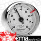 AutoMeter AU2304 Auto Gage Tachometer 3-3/4" Pedestal Mount Chrome Case And Bezel White Dial 0-8 000 RPM