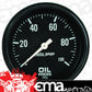 AutoMeter AU2312 Auto Gage Oil Pressure Gauge 2-5/8" Full Sweep Mech 0-100 PSI