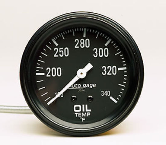 AutoMeter AU2314 Auto Gage 2-5/8" Mech Oil Temp Gauge 100-340¶øF