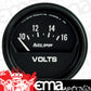 AutoMeter AU2319 Auto Gage 2-5/8" Elec Voltmeter 10-16V Black/Black