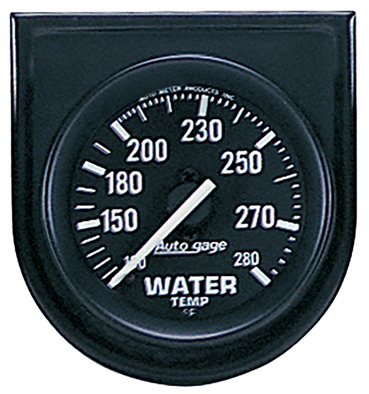 AutoMeter AU2333 Auto Gage Water Temperature Gauge 2-1/16" Full Sweep Mech Individual Console 100-280¶øF