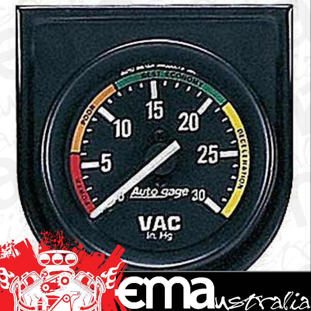 AutoMeter 2337 2-1/16" VACUUM, 0-30 IN HG, AUTO GAGE
