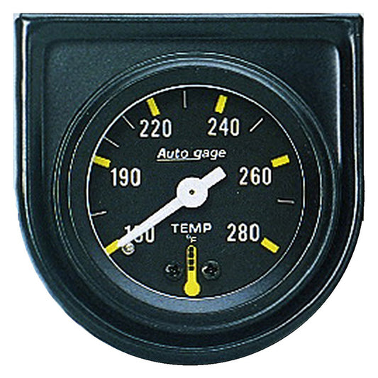 AutoMeter AU2352 Auto Gage Water Temperature Gauge 1-1/2" Individual Console Mech 130-280¶øF