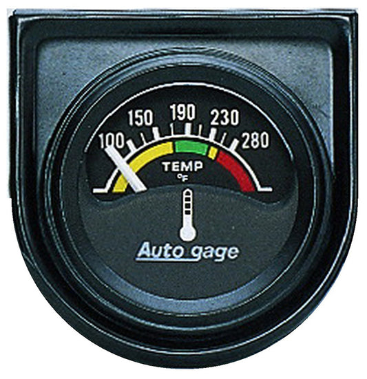 AutoMeter AU2355 Auto Gage Water Temperature Gauge 1-1/2" 100-280¶øF Short Sweep Elec